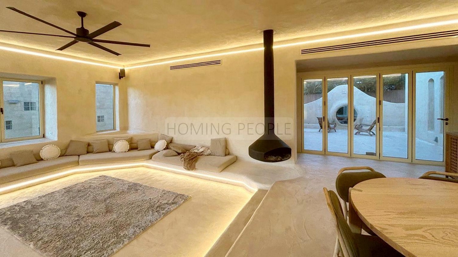 Une villa Boho Chic parmi les pins et les dunes de la côte de Cadix...