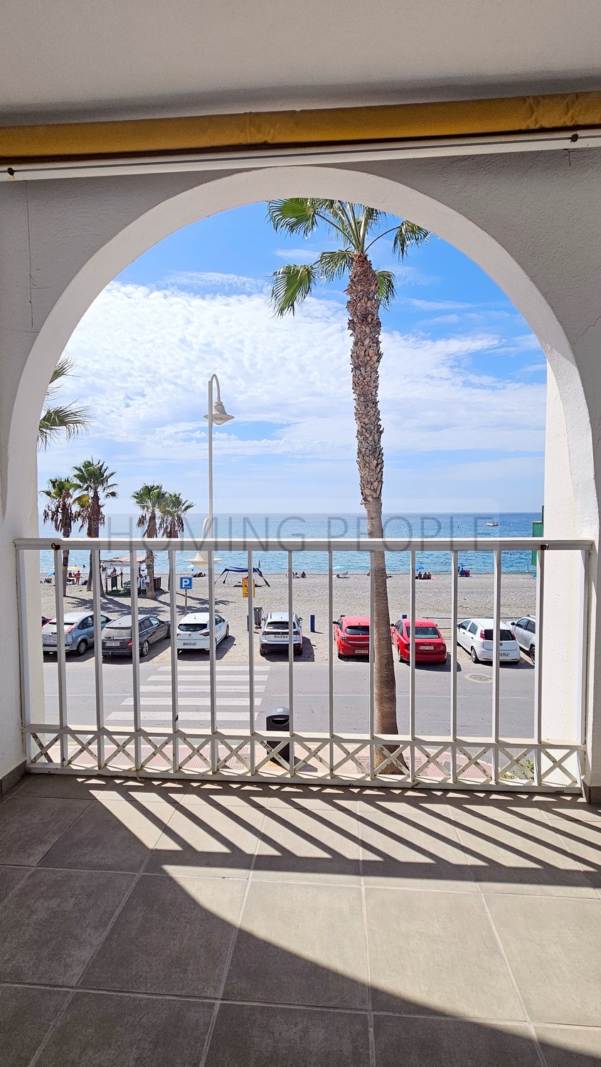 Seafront flat with a splendid terrace facing the beach ! Parking space available