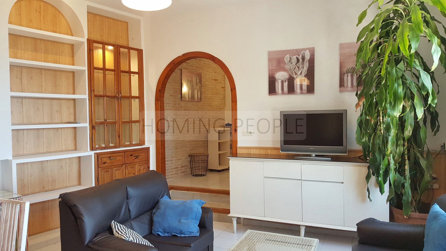 Appartement de type maison avec petit jardin et vue magnifique sur la mer