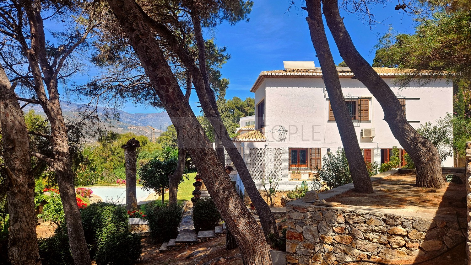 Great, charming villa with mature gardens