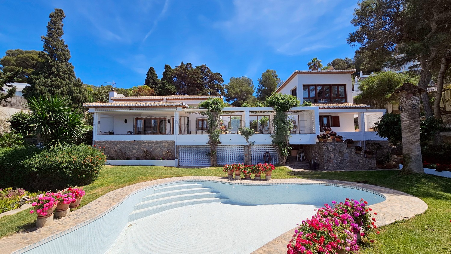 Great, charming villa with mature gardens