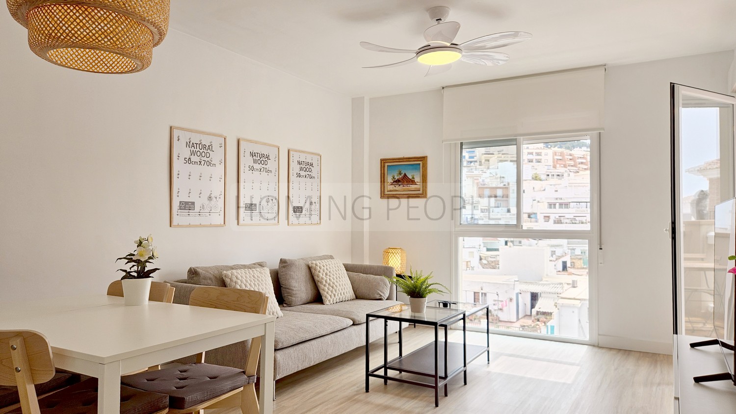 Piso céntrico muy bien equipado, con terraza y vistas