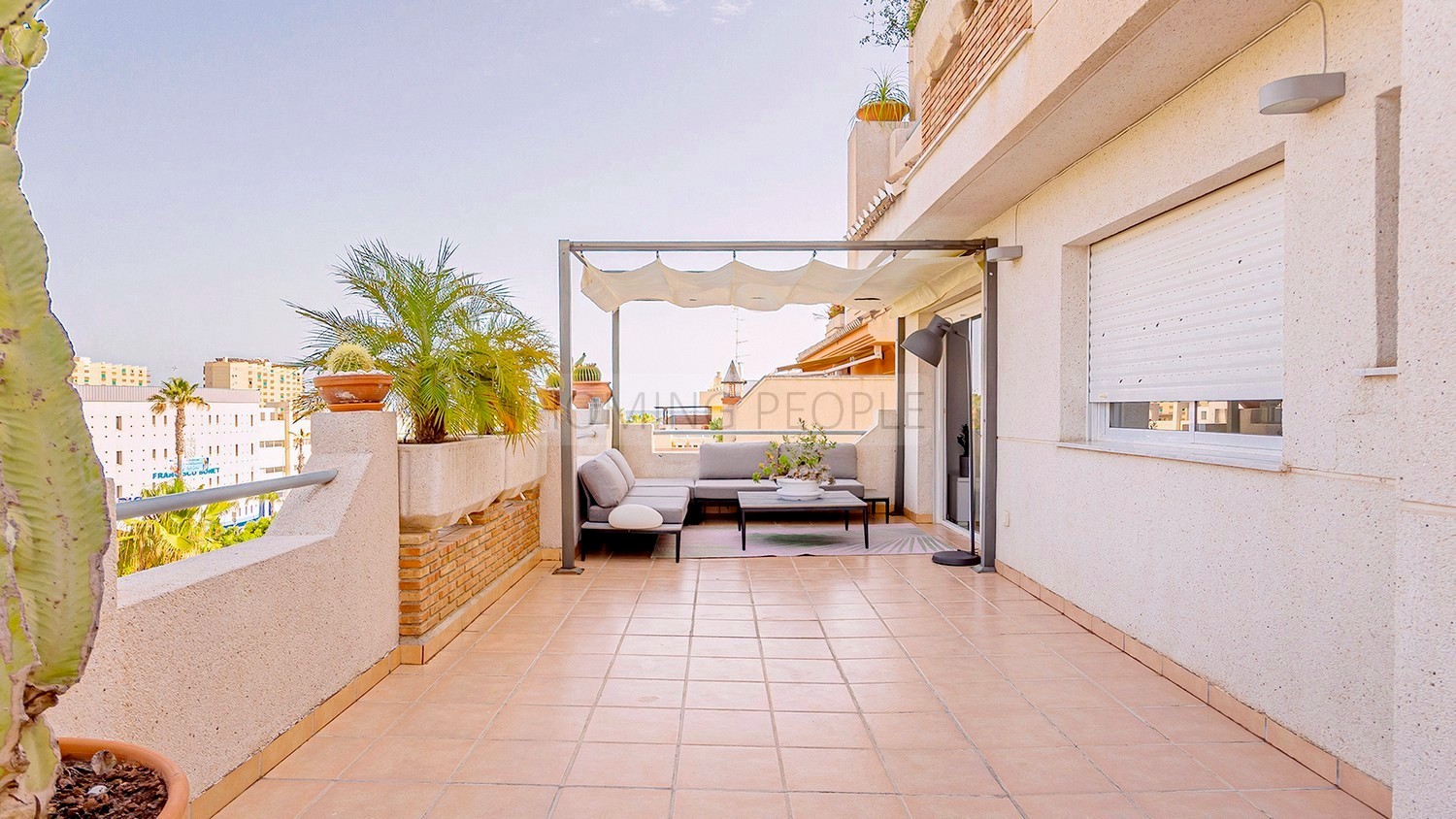 Fabulous duplex-penthouse with large terraces and views. Privileged area with all services nearby.
