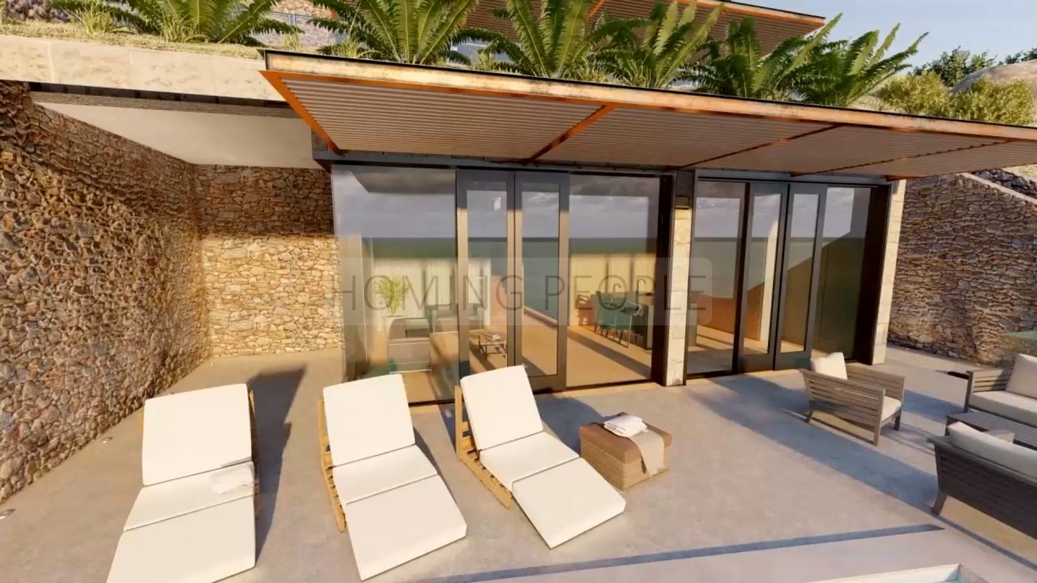 Villa independiente única sobre plano: Moderna, con mucho sol, piscina desbordante... y unas vistas increíbles al mar