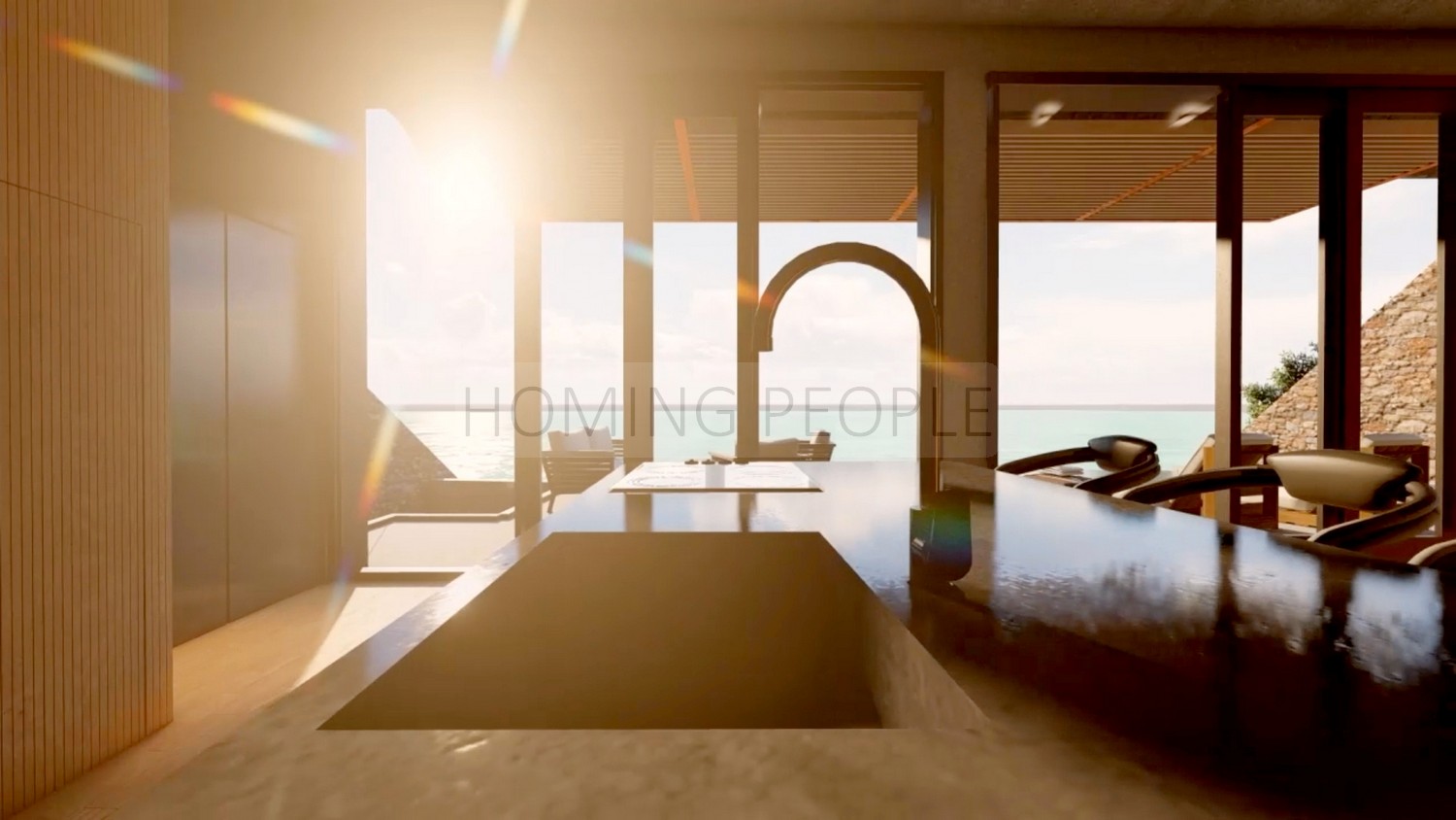 Villa independiente única sobre plano: Moderna, con mucho sol, piscina desbordante... y unas vistas increíbles al mar