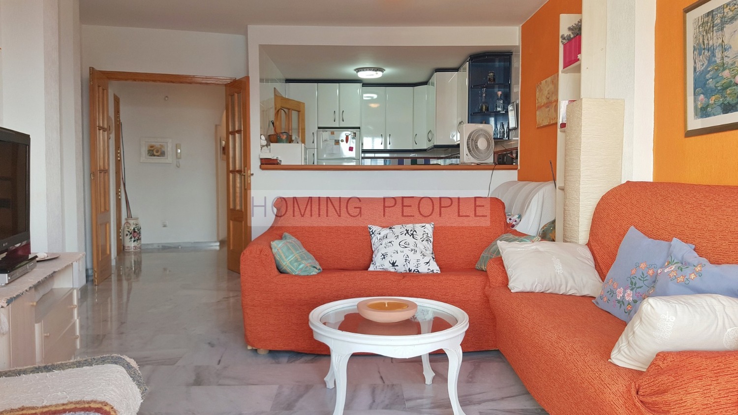 Ático en 1ª línea de playa con terraza y preciosas vistas a la bahía
