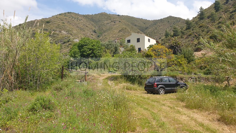 Cortijo con dos casas adosadas a reformar con mucho potencial, entorno natural y aislado bordeando un arroyo