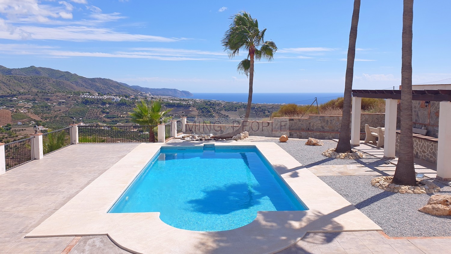 RENTED OUT: Large country villa with pool and sea views