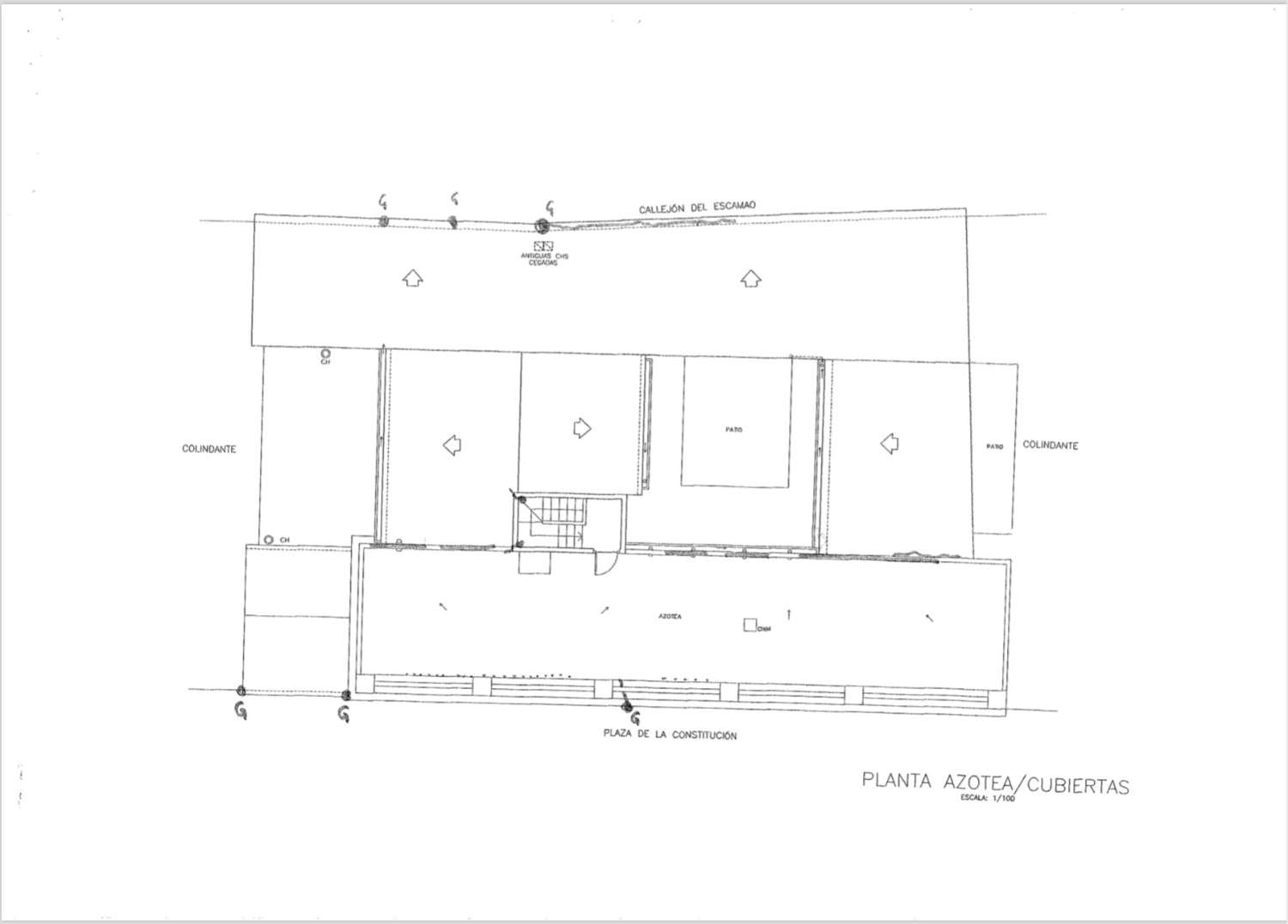 Neo-Renaissance building in Plaza de la Constitución with great investment possibilities